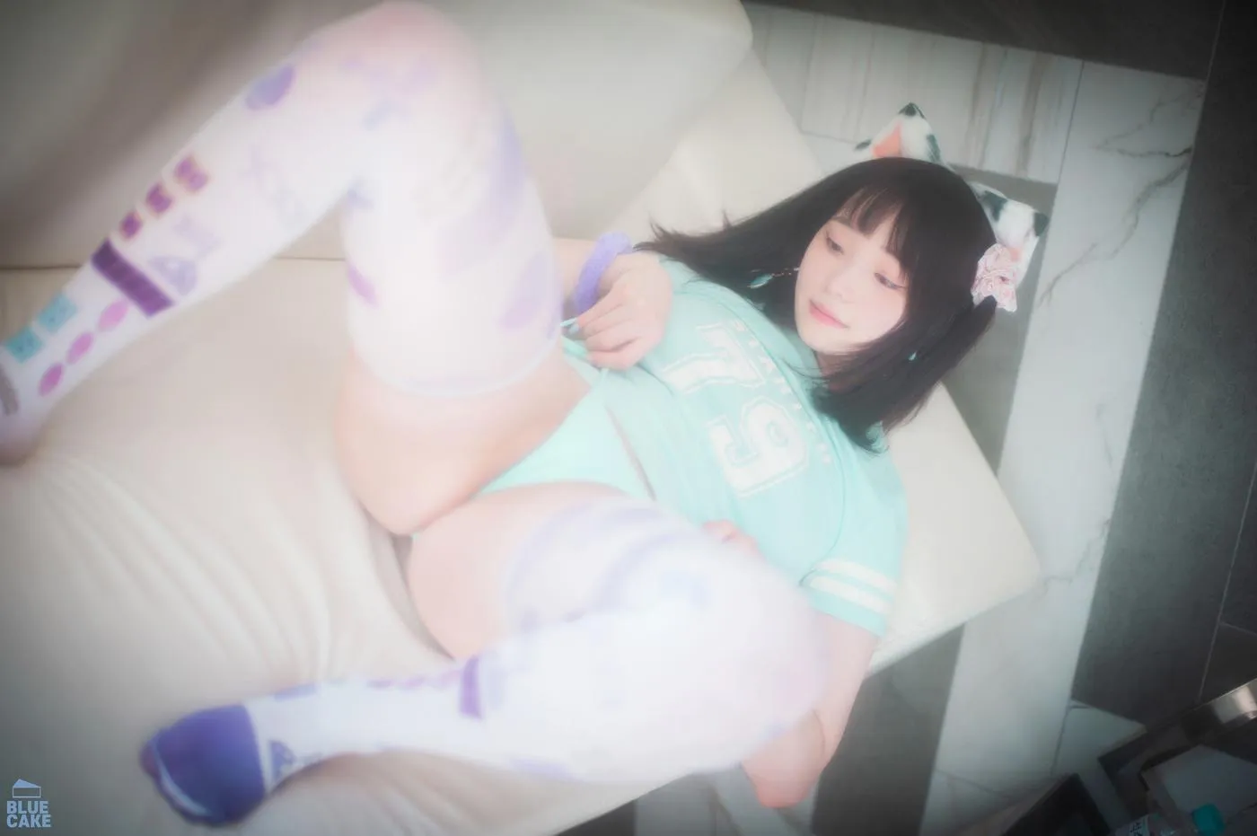 Bambi밤비 – NO.91 [BLUECAKE] Naughty Cats Pink  Mint RED [90P]插图6